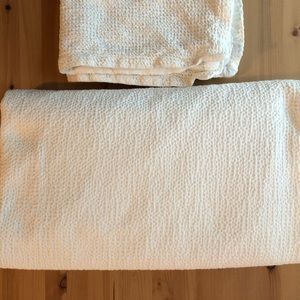 Target Threshold Waffle-Weave Queen/Full 100% Cotton Duvet Cover & Pillow Covers